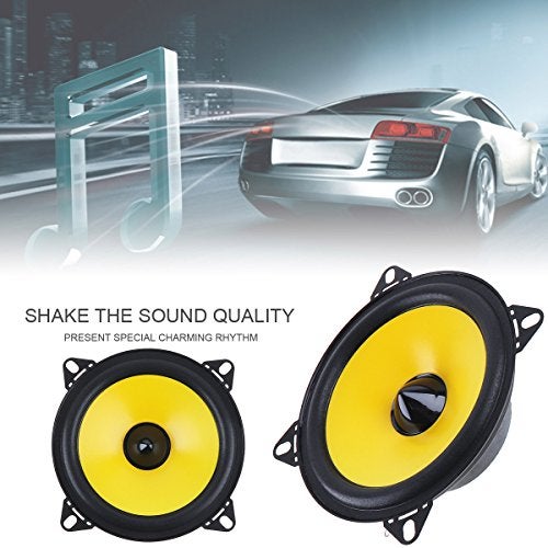 ePathChina 4 inch 60W 2-Way Full Range Frequency Car Audio Stereo Speaker Automobile Loudspeaker 2 pcs - Image 3