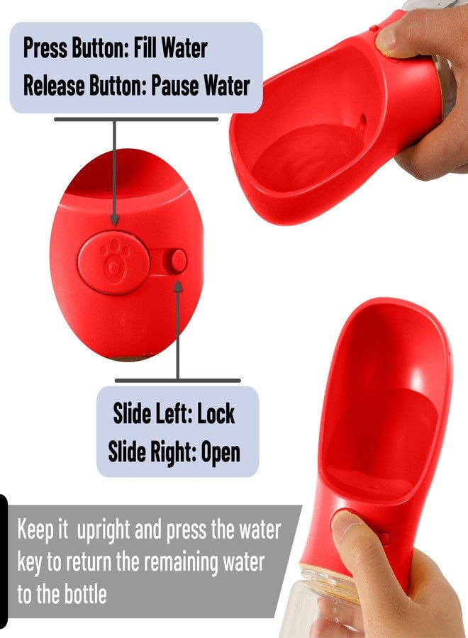 Mr. Pen- Portable Dog Water Bottle, 19 oz, Large, Leak Proof Puppy Water Dispenser with Drinking Feeder for Pets, Outdoor Walking, Hiking, Travel, Not Dishwasher Safe - Image 2