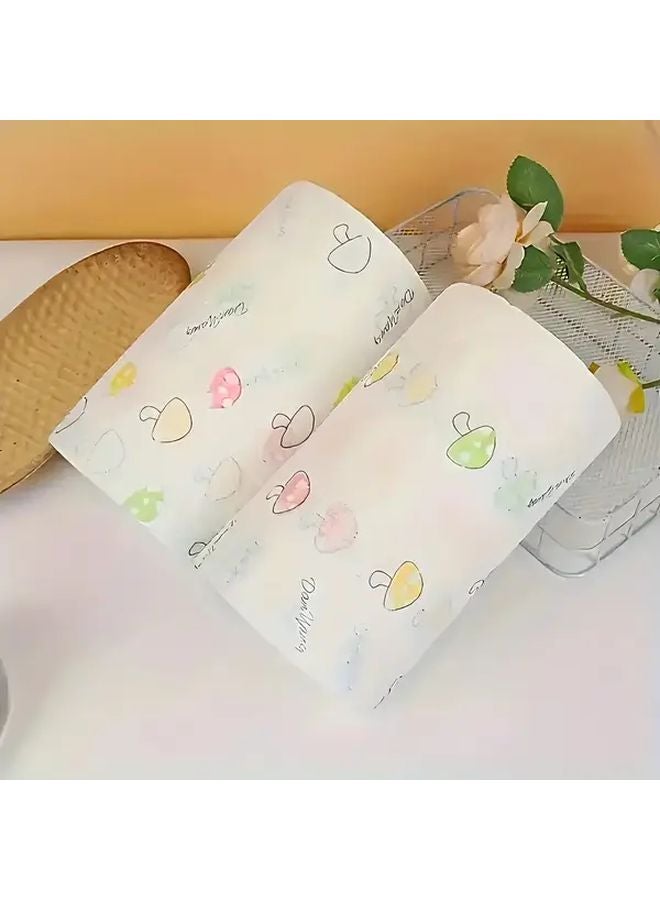 800 مرة قماش تنظيف قابل لإعادة الاستخدام قابل للغسل منشفات ورقية مطبخ خالية من الزيت للاستخدام الجاف والرطب - Image 3