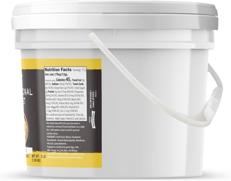Birch & Meadow 1 Gallon Nutritional Yeast Flakes - Fortified Cheese Flavoring - Image 3