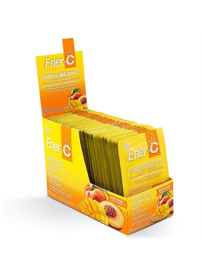 Ener-C 1000 ملغ فيتامين سي خوخ مانجو إينر-سي 30 حزمة - Image 2
