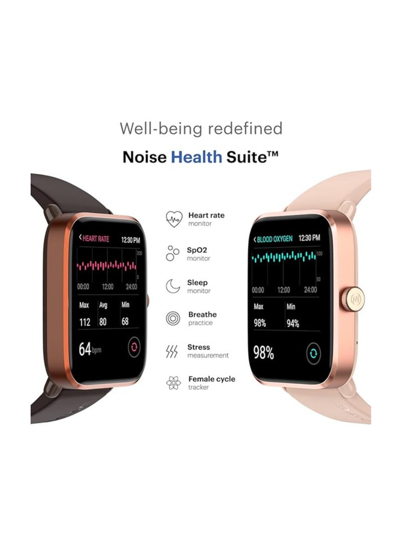 Generic - Noise ColorFit Pro 4 Alpha 1.78" AMOLED Display, Bluetooth Calling Smart Watch, Functional Crown, Metallic Build, Intelligent Gesture Control, Instacharge (Rose Pink) - Image 1
