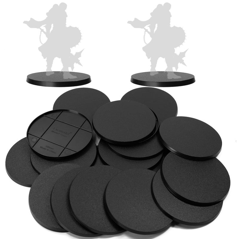 Evemodel 100mm 5pcs Round ABS Plastic Model Bases for Wargame Tabletop Military Simulation Scene - Image 2