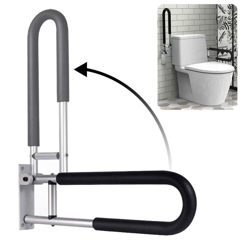 Botabay Handicap Grab Bars Rails 23.6 Inch Toilet Handrails Bathroom Safety Bar Hand Support Rail Handicapped Handrail Accessories for Seniors Elderly Disabled Mounted Bath Grips - Image 1
