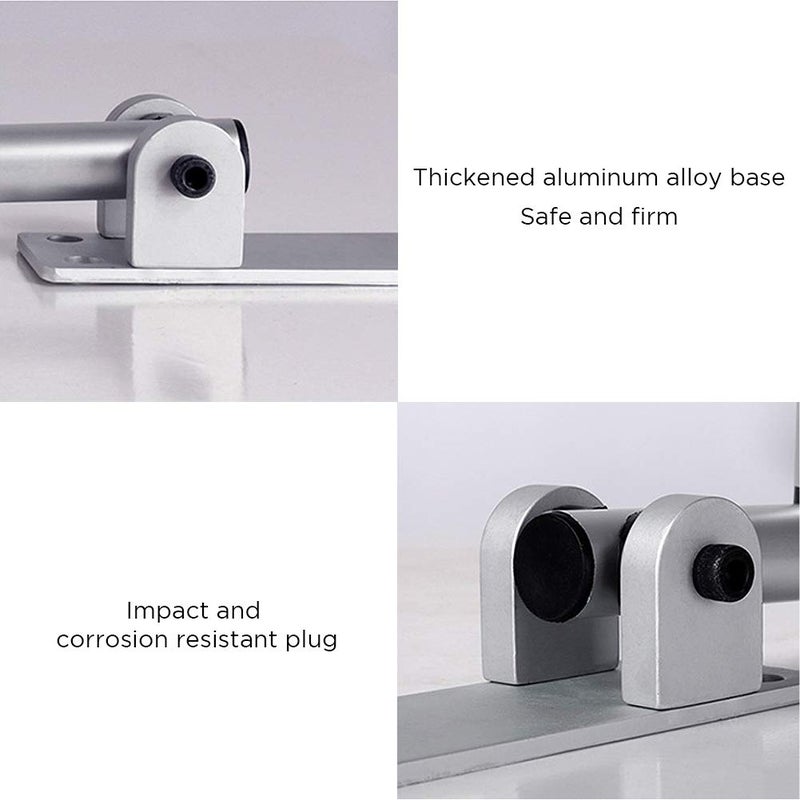 Botabay Handicap Grab Bars Rails 23.6 Inch Toilet Handrails Bathroom Safety Bar Hand Support Rail Handicapped Handrail Accessories for Seniors Elderly Disabled Mounted Bath Grips - Image 4