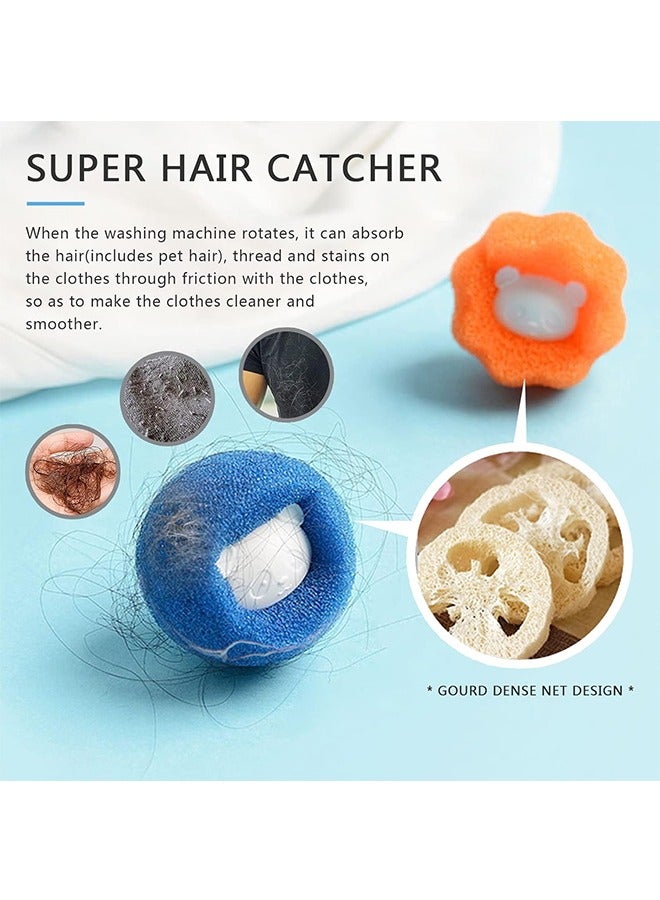 10Pcs Pet Hair Remover for Laundry, Lint Remover Washing Balls Reusable Pet Hair Catcher, Washing Machine Hair Catcher Dryer Balls for Clothing Dog Cat Pet Fur Remover - Image 2