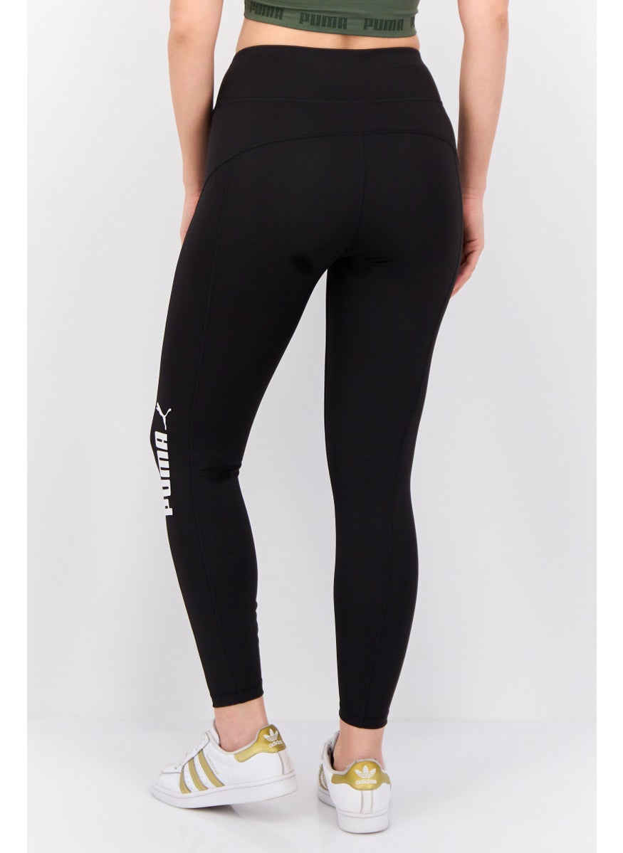 PUMA Women Sportswear Fit Pull On Training Leggings, Black  - Image 3