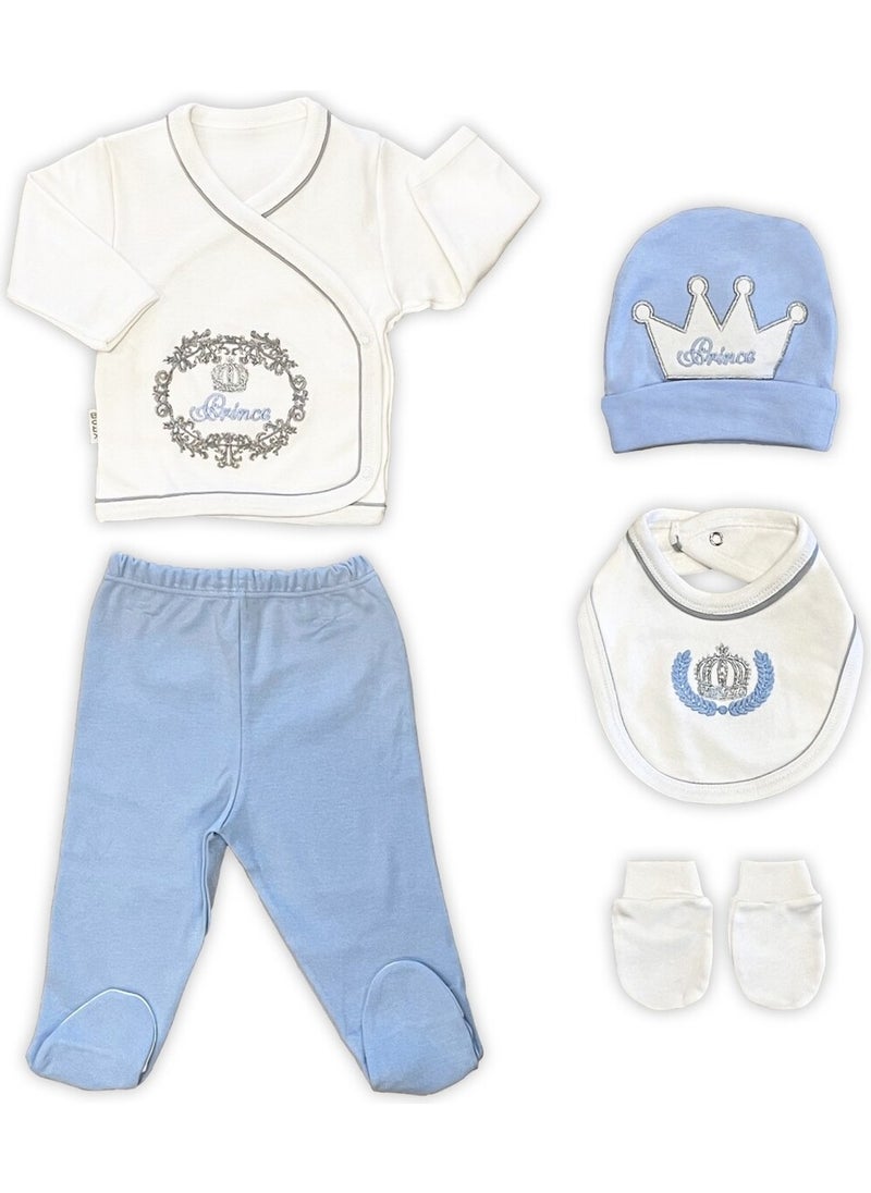 Sema Baby Prince Luxury 5-Piece Hospital Outfit Underwear Set - Blue - pzsku/Z5245848CC748C8D60F11Z/45/_/1738844462/cafd4cbe-329e-4c08-b2e7-d9680024bd8b