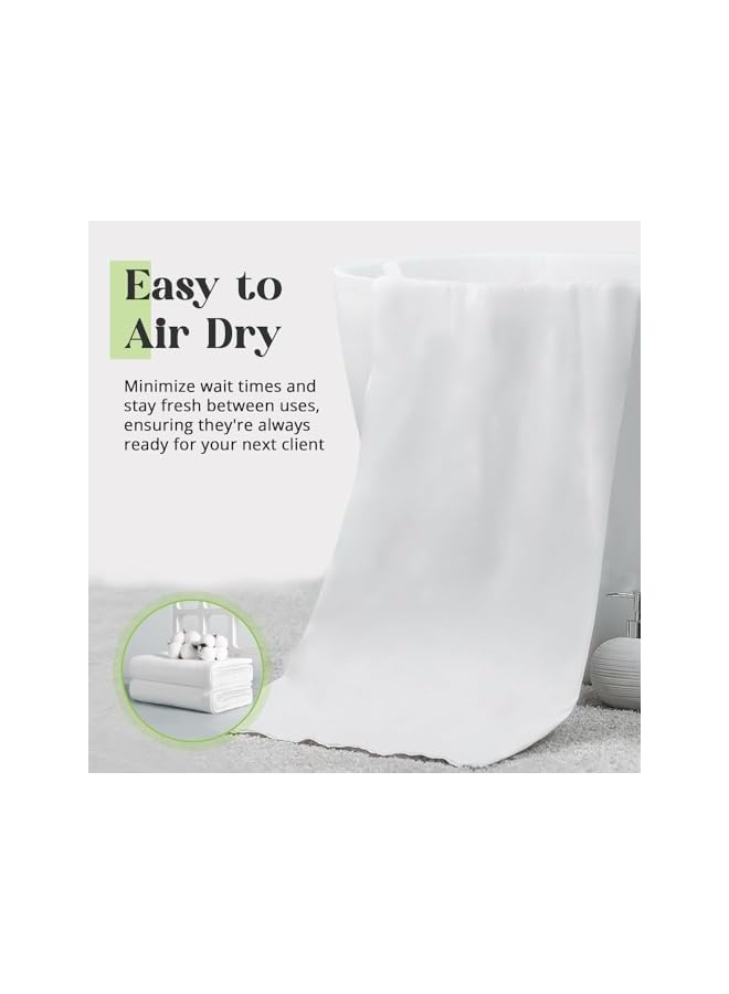 The Bros 10-Pack Disposable Bath Towels | Thick Cotton, 70x140cm | Soft, Hygienic Travel Towel Set for Hotel, Salon, Beach, Gym, Spa, Sauna, Swimming, Camping, Bathroom & Daily Use - Image 5