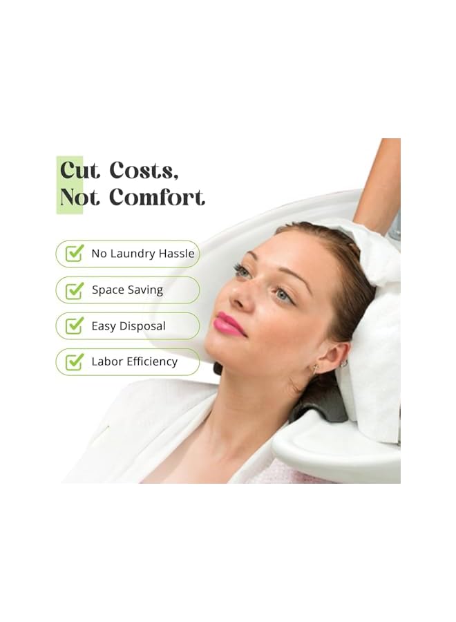 The Bros 10-Pack Disposable Bath Towels | Thick Cotton, 70x140cm | Soft, Hygienic Travel Towel Set for Hotel, Salon, Beach, Gym, Spa, Sauna, Swimming, Camping, Bathroom & Daily Use - Image 2