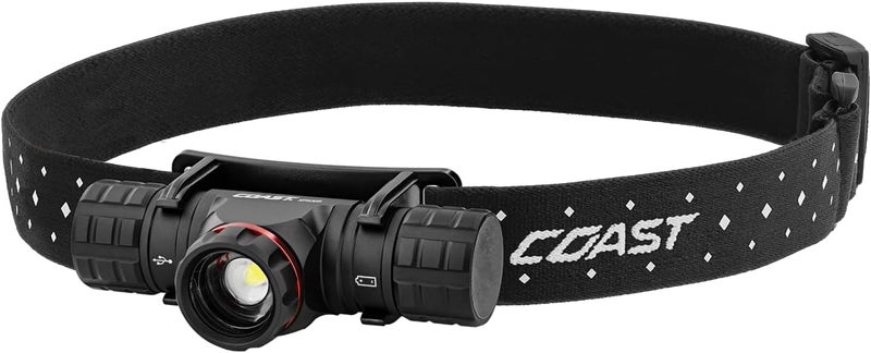 Coast XPH30R 1200 Lumen USBC Rechargeable Dual Power Headlamp with Twist Focus Beam and Magnetic Base - Image 1