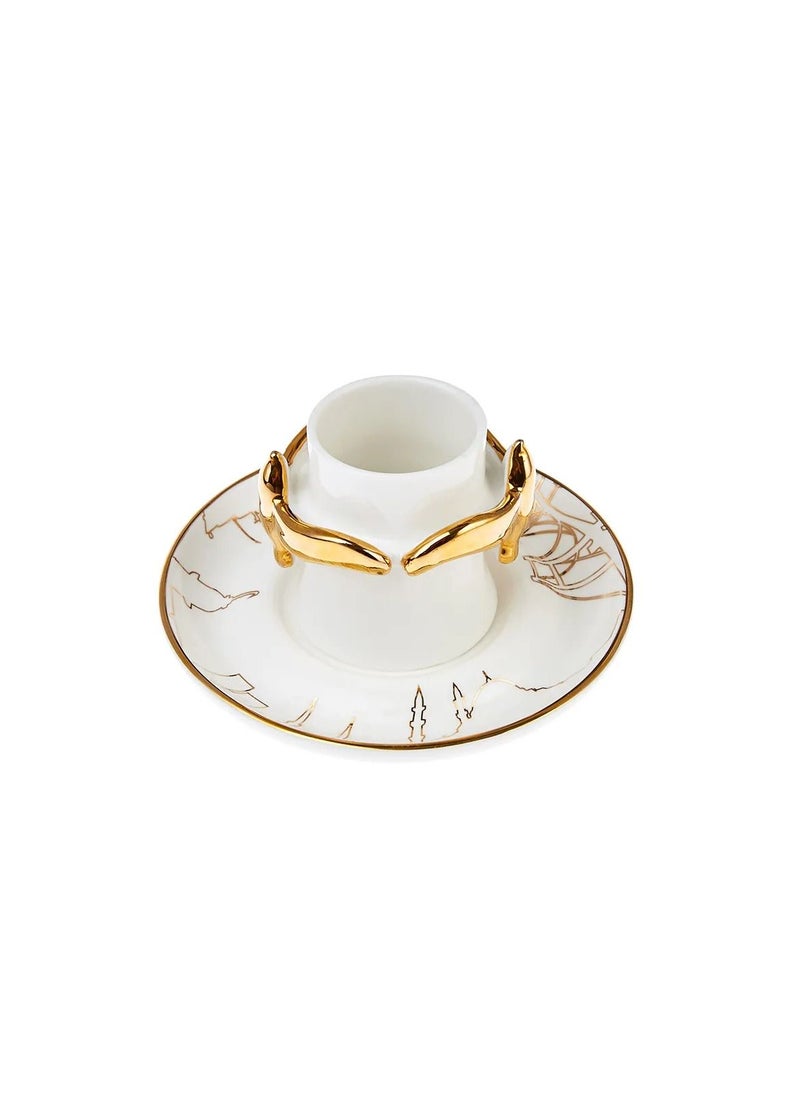 Karaca - Karaca Saffet Emre 2-Person Coffee Cup Set - Image 1