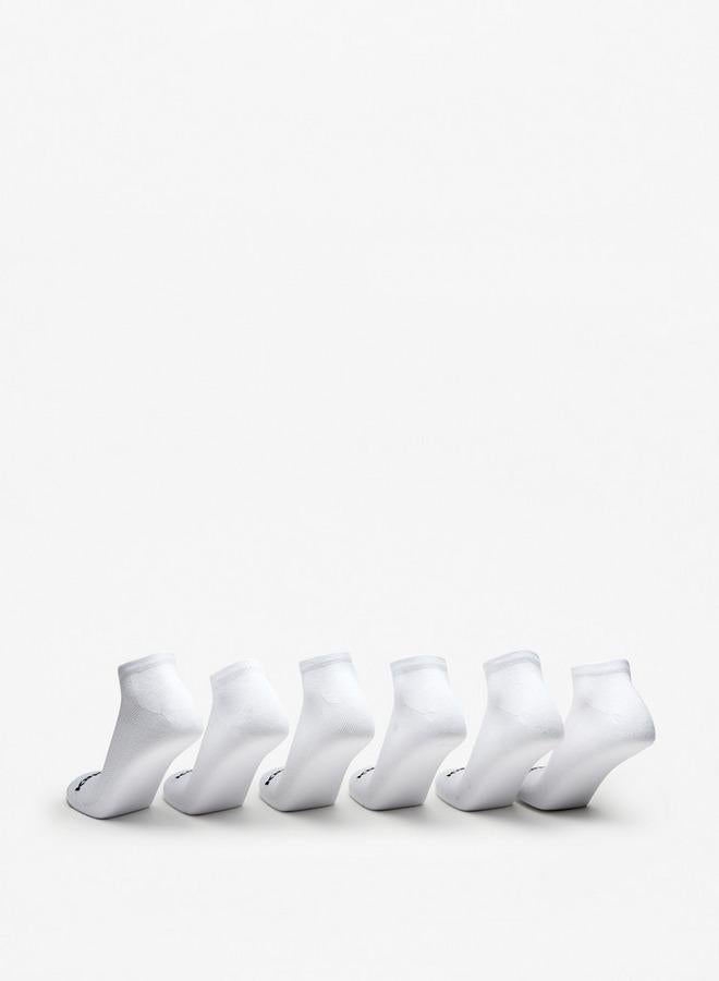 Kappa Logo Detail Ankle Length Sports Socks - Set of 6 - Image 3