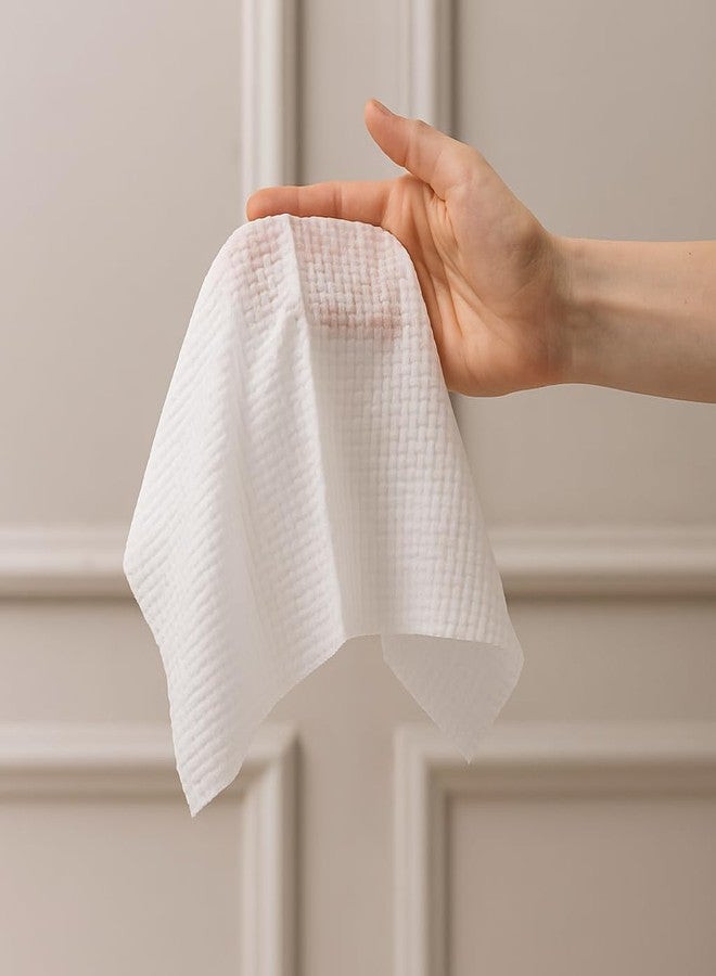 DECSTY DESCTY Magic Tablet Towel, Big Disposable Pure Cotton Compressed Portable Travel Facial Water Wet Napkin Moistened Tissues Handkerchief Big Size 40x21cm (20 Pieces Tissues (Pouch) - Image 4