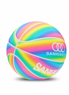 KASTWAVE Basketball, Colorful Street Basketball, Foam Rubber Basketball 28.5 with Pump for Indoor and Outdoor for Women, Girls, Boys and Youth, Youth Game Ball for Kids Indoor and Outdoor Basketball Games  - Image 1