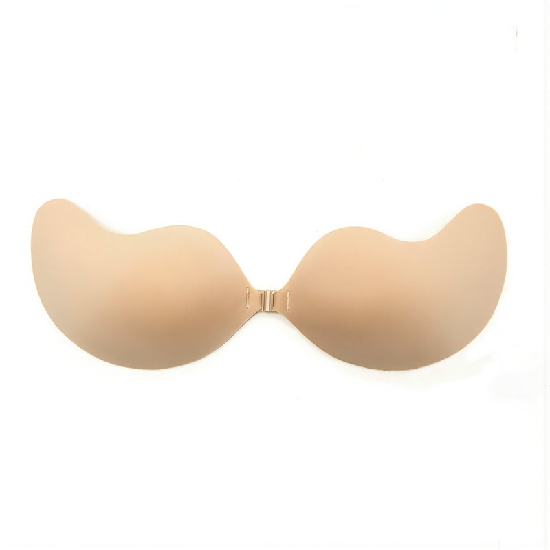 Black Adhesive Strapless Push Up Bra Invisible for Party Swimwear Dress - Image 5