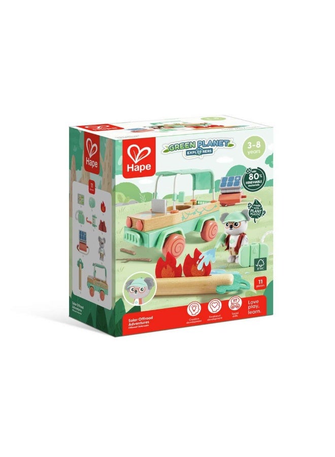 Hape سيارة مغامرات هابي جرين بلانيت إكسبلوررز الشمسية للطرق الوعرة - Image 4