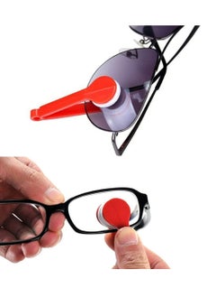 Oasisgalore 5 Pcs Glasses Cleaner Brush，Mini Sun Glasses Eyeglass Microfiber Spectacles Cleaner Soft Brush Cleaning Tool  - Image 4