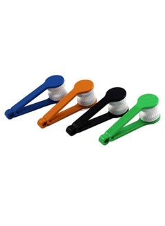 Oasisgalore 5 Pcs Glasses Cleaner Brush，Mini Sun Glasses Eyeglass Microfiber Spectacles Cleaner Soft Brush Cleaning Tool  - Image 5