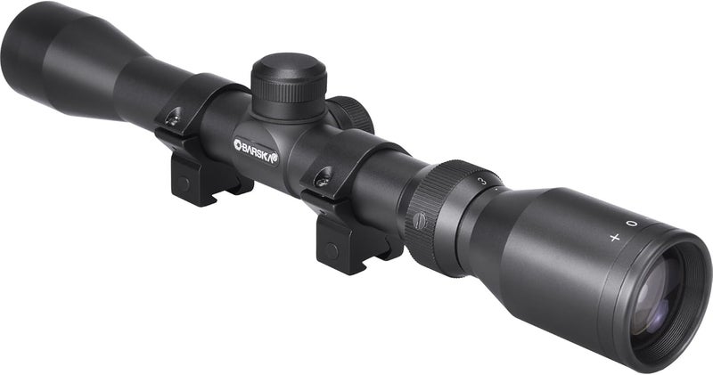BARSKA 30/30 Crosshair Reticle Rifle Scope for .22 Plinking & Rimfire Rifles - Optimal Precision with Rings for Shooting, Hunting, Target Practice - Image 1