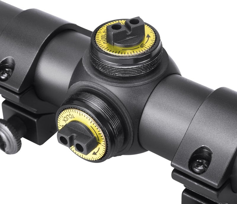 BARSKA 30/30 Crosshair Reticle Rifle Scope for .22 Plinking & Rimfire Rifles - Optimal Precision with Rings for Shooting, Hunting, Target Practice - Image 5