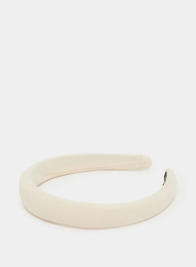 Styli White Padded Headband
