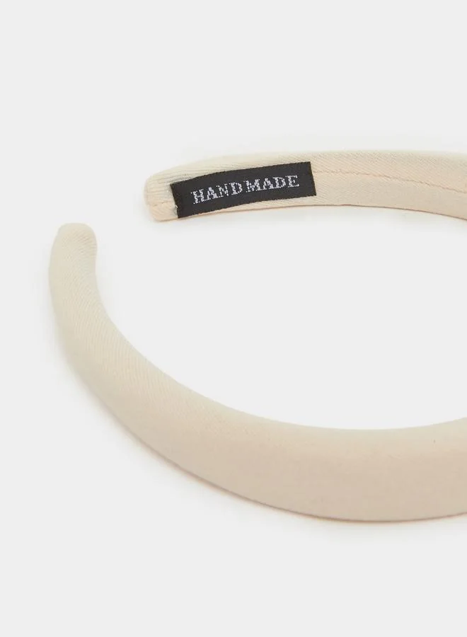 Styli White Padded Headband