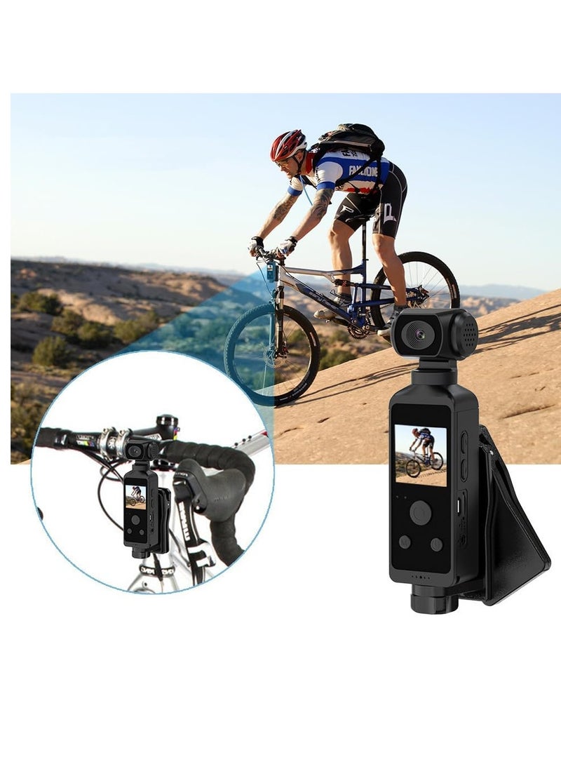 General - Handheld 5K Video Camera Camcorder, UHD 5K 30fps WiFi Pocket Digital Camera, 6-Axis Gyroscope Vlogging Camera with 1.33-inch Screen, 270° Rotable Lens, Mic Included, IP8 Water Proof, for Photography - Image 1