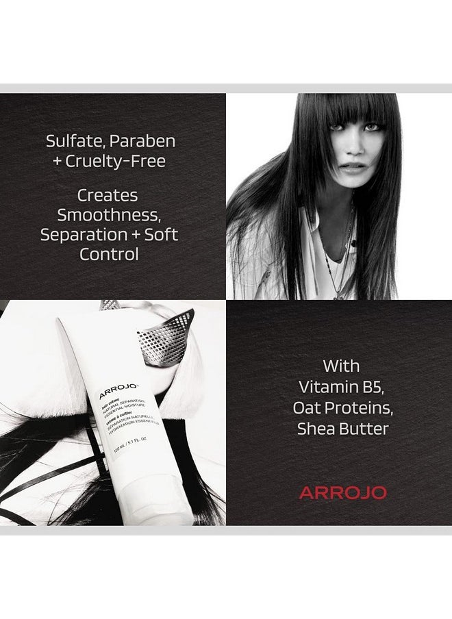 ARROJO Arrojo Hair Creme With Macadamia Hair Products Provides Essential Moisture & Silky Texture Contains Shea Butter Macadamia Seed Oil Oat Protein & Vitamin B5 Arrojo Hair Products  - Image 4