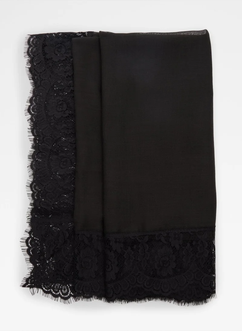 الدو ADERRANAD Lace Trim Scarf