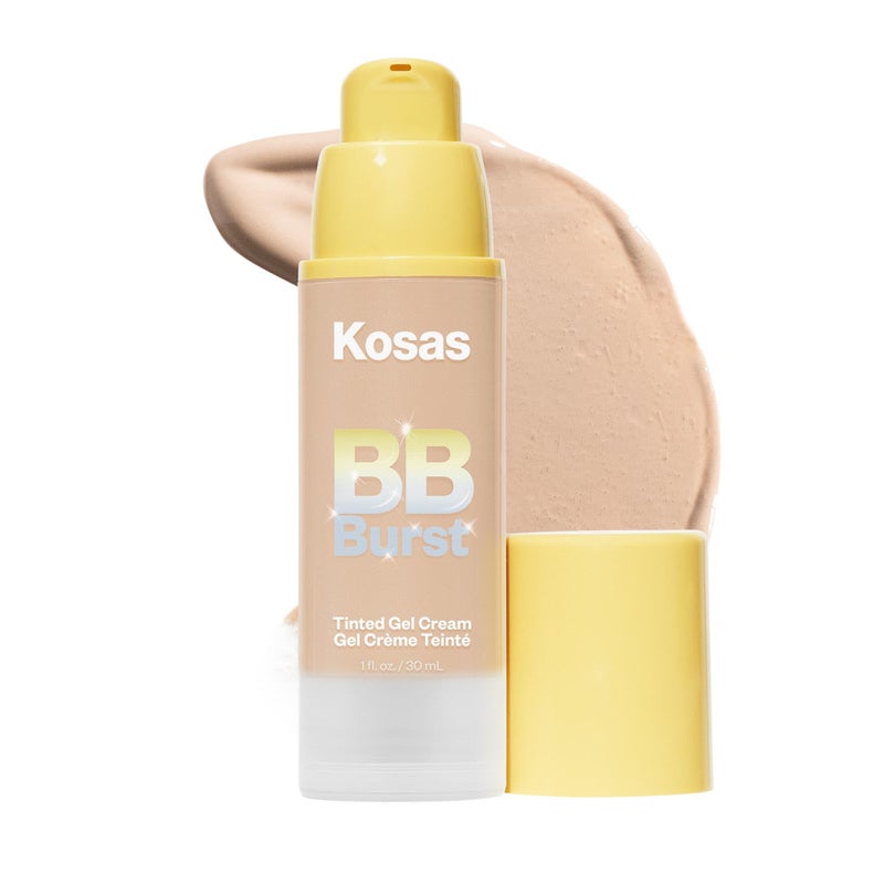 Kosas BB Burst Tinted Face Gel Cream - Supports Healthy Collagen, Smoothes Skin, Hydrates & Moisturizes - Lightweight Buildable Coverage - Light Medium Neutral Warm 20, (1 Oz/30 ML) - Image 1