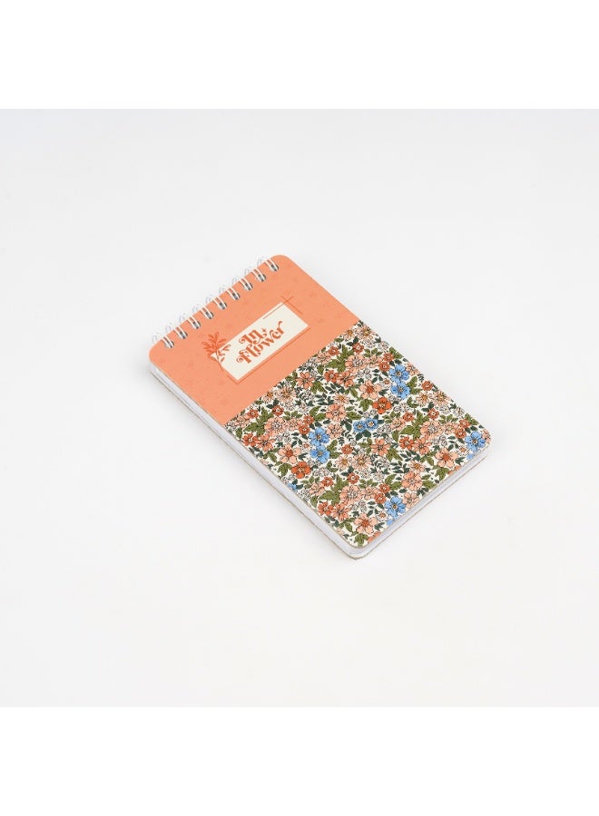 Borg El Arab Floral Collections Spiral Notebooks Bundle 5 Items A6 Size  - Image 3