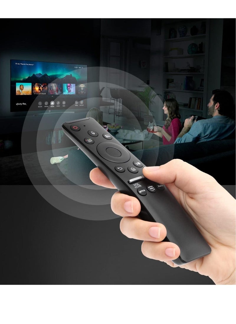 Universal Voice Remote Control for Samsung Smart TV LED QLED 4K 8K UHD Crystal Frame HDR Curved Smart TVs, with Shortcut Buttons for Netflix, Prime Video, - Image 3