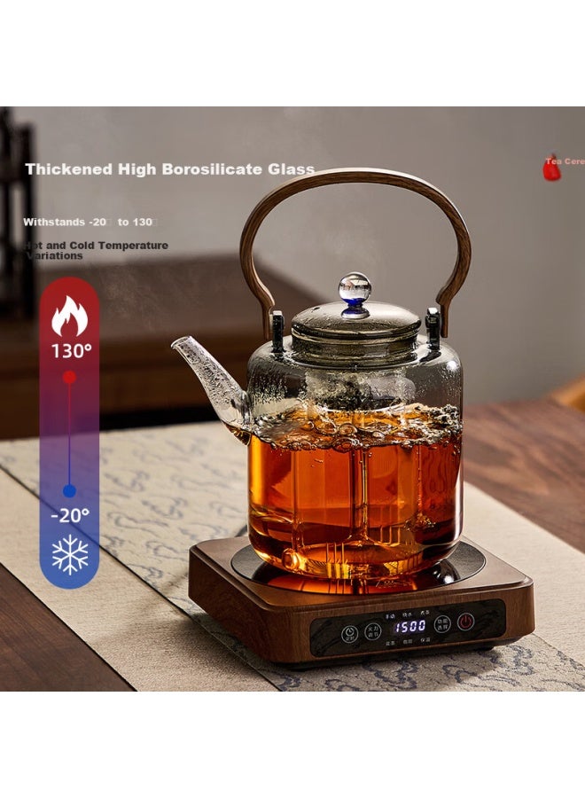 Yihutea Yihu Tea Large Capacity 2l Thickened Glass Electric Ceramic Stove Teapot High Temperature Resistant Water Boiling Kettle With Handle - Image 3