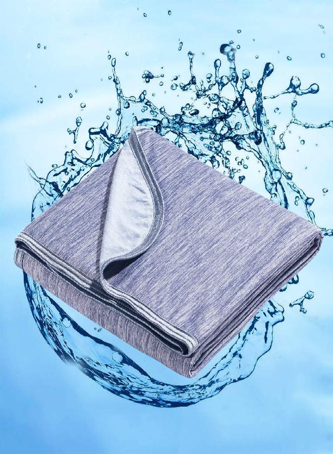 Marchpower Marchpower Cooling Blanket for Hot Sleepers Twin Size, Arc-Chill Cooling Blanket with Double-Sided Design, Japanese Cooling Fiber Absorbs Body Heat, Lightweight Soft Cold Blankets for Sleeping Summer - Image 1