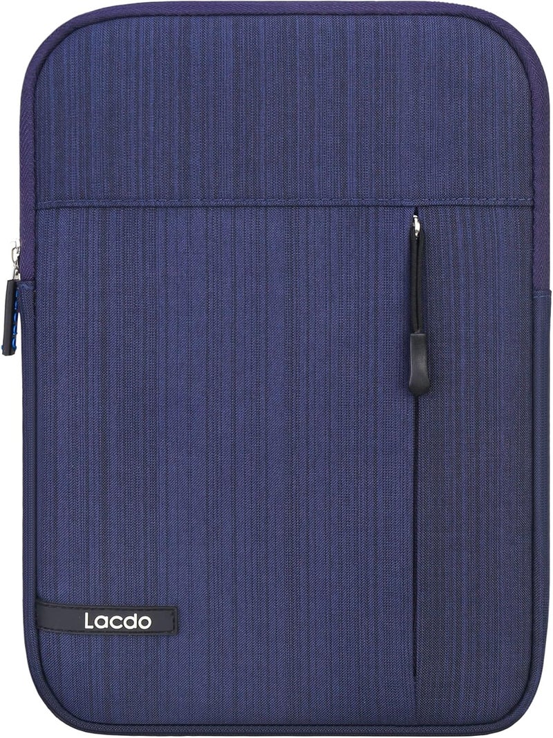 Lacdo Tablet Sleeve Case for 11 inch iPad A16 | 11 Inch ipad Air M4 M3 M2 | 11" iPad Pro M5 M4 | 10.9" ipad/ipad Air | 10.2" IPad | 11" Samsung Galaxy Tab A9+, iPad Air Pro Case Protective Bag, Blue - Image 1