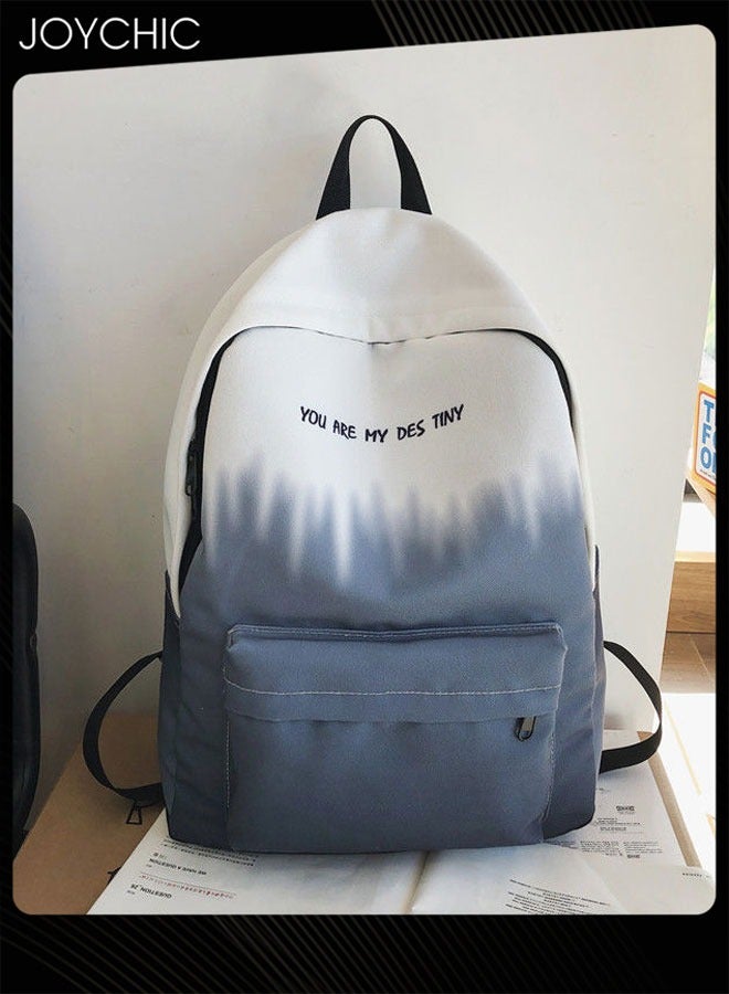 Joychic Korean Style Gradient School Student Backpack Large Capacity Lightweight  School Bag for Junior High College School Student  - Image 3