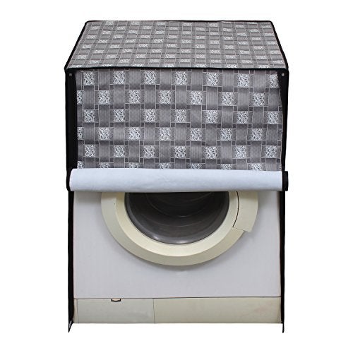 Lithara Waterproof Front Load Washing Machine Cover For 5 Kg, 5.2 Kg, 5.5 Kg (Design_42) - Image 1