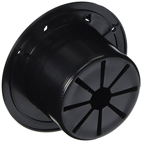 RV Designer B113, Round Electrical Cable Hatch, Deluxe, Replaceable Lid, 5.2 inch Diameter, Black - Image 2