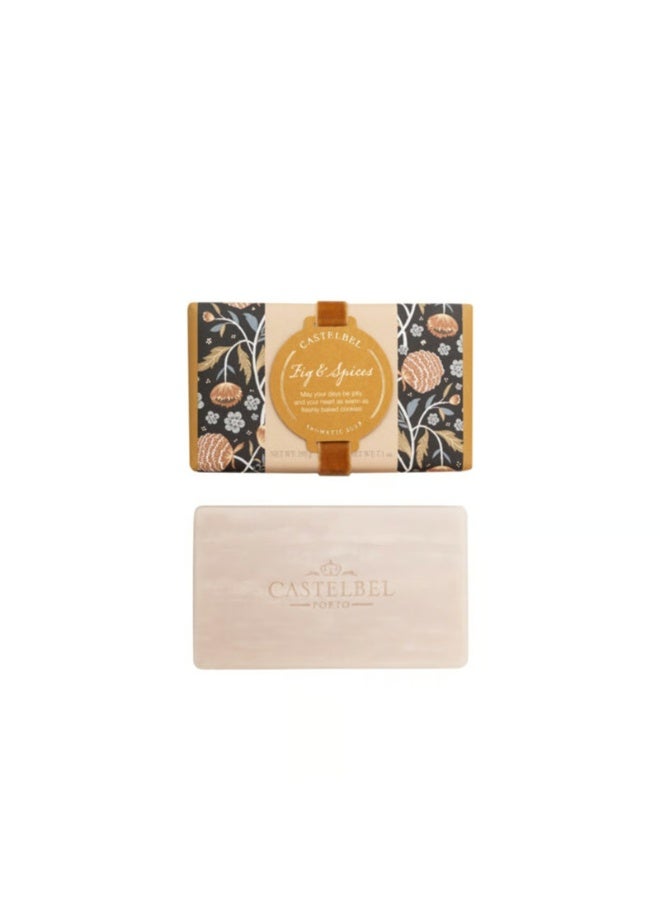 Castelbel Fig & Spices Soap Bar 200g - Image 1