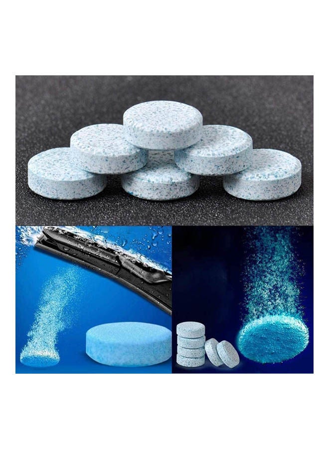 ذا باك منظف ​​الزجاج الأمامي - قرص واحد = 4 لتر منظف الزجاج الأمامي للسيارة 10 قطع