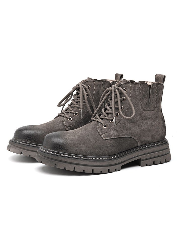 Warrior New retro trendy fashion boots - Image 1