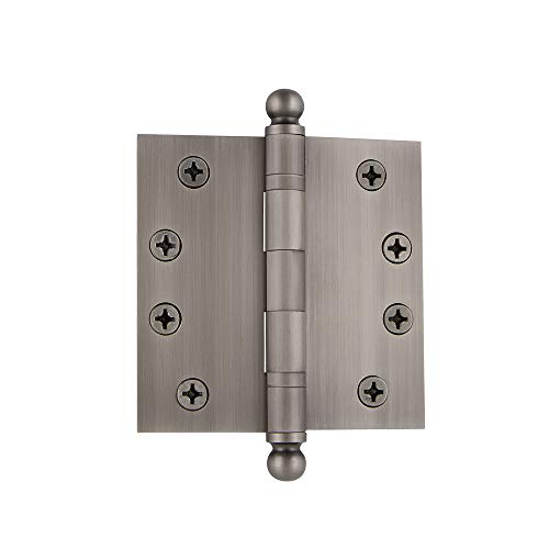 Nostalgic Warehouse Ball-Tip Residential Door Hinge with Square Corners - Image 1