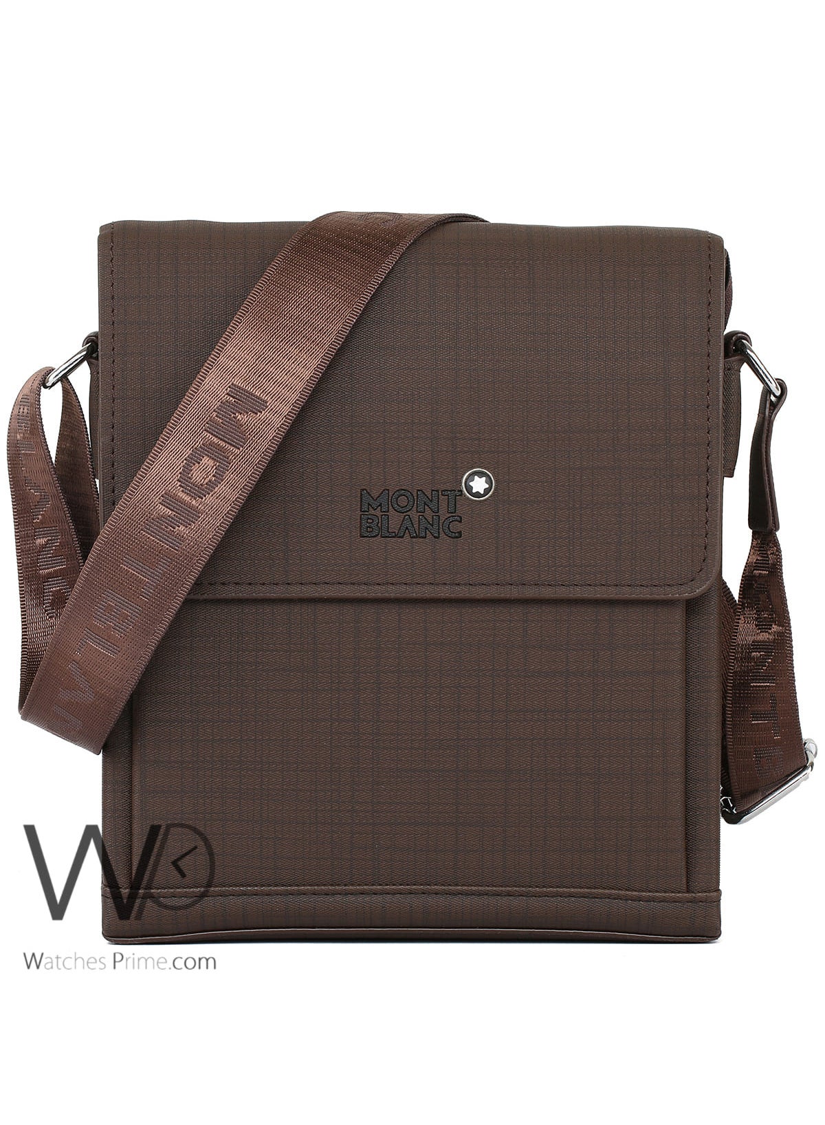 Brown Montblanc Crossbody Messenger Shoulder Bag For Men