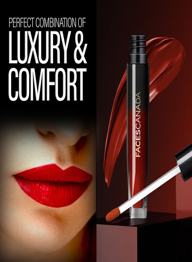 FACESCANADA Comfy Silk Liquid Lipstick - Mystic Nude 13, 3Ml | Satin Matte HD Finish | Luxe Comfort | Longlasting | No Dryness | Smooth Texture | Mulberry Oil & Shea Butter For Plump Hydrated Lips - Image 4