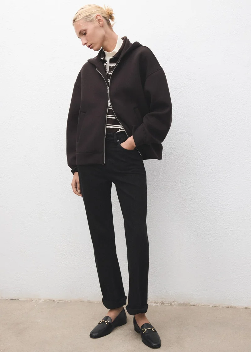 MANGO  Buckle leather moccasins for Women | Best Price UAE