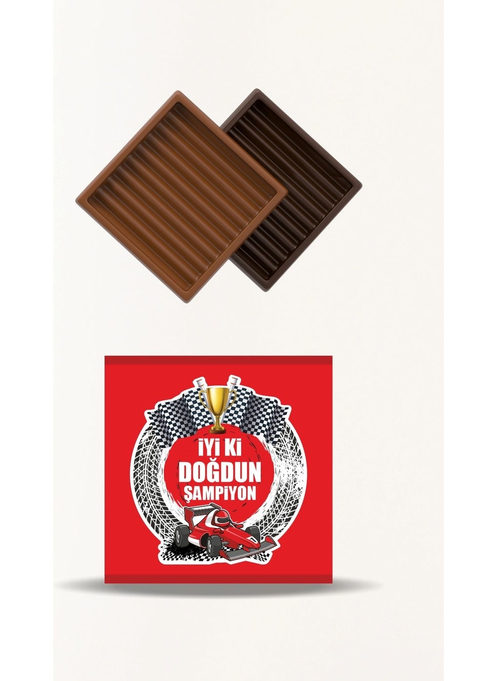 Neşeli Günlerim Happy Days Race Car Chocolate Wrap 20's 
