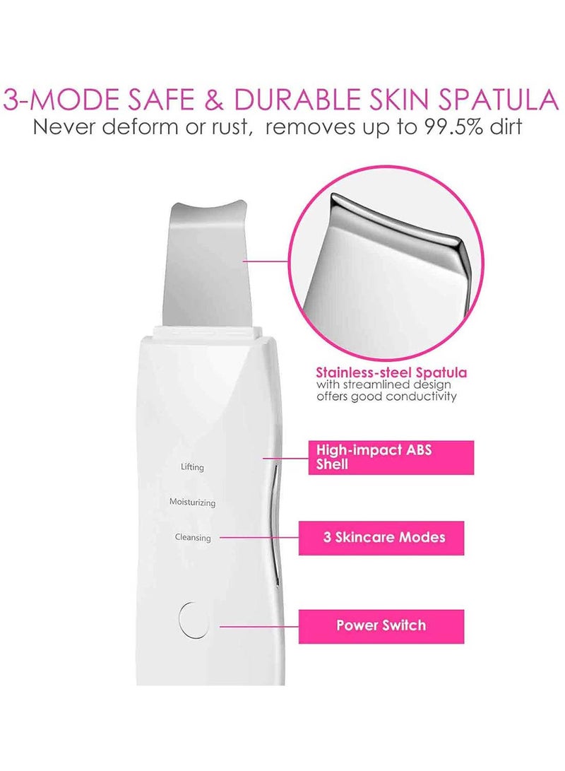Generic Ultrasonic Skin Scrubber White  - Image 3
