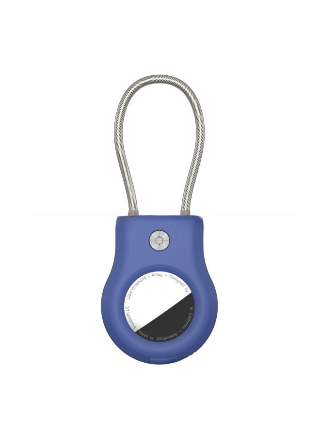 Suitable For Apple Airtag Protective Cover Anti-lost Protective Shell Wire Rope Anti-piracy Metal Keychain Pendant - Image 1