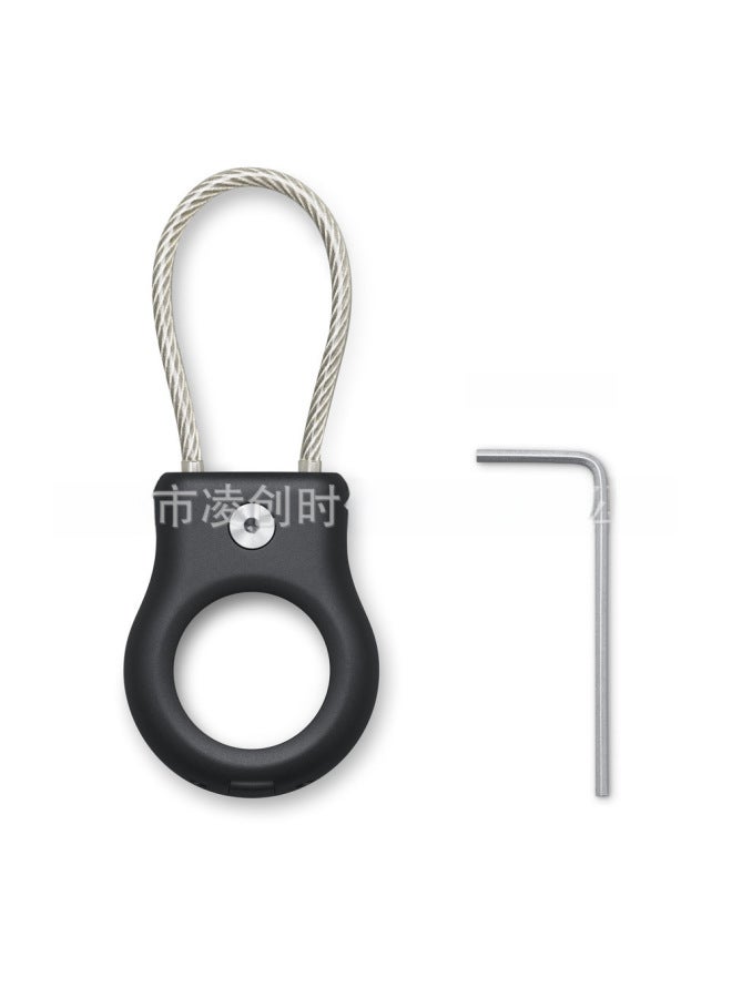 Suitable For Apple Airtag Protective Cover Anti-lost Protective Shell Wire Rope Anti-piracy Metal Keychain Pendant - Image 5